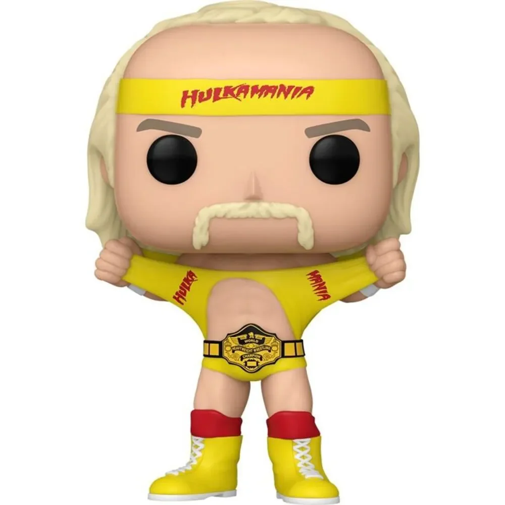 Funko POP! WWE: Hulkamania Hulk Hogan with Belt COLLECTIBLES - Picture 1 of 4
